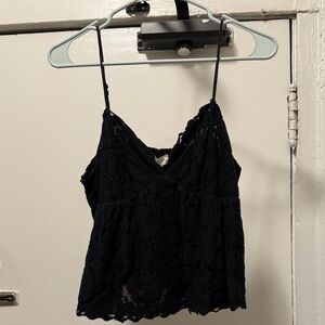 Lucky Brand Black Lace Camisole